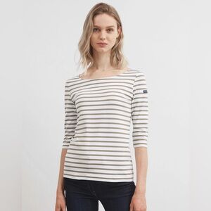 Saint James GARDE-COTE III Nautical Striped Sport Breton Top With UV Protection